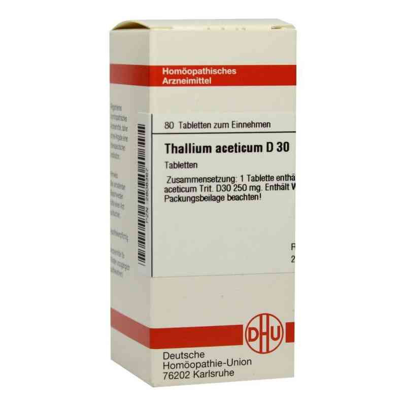 Thallium Acet. D 30 Tabletten (80 stk) – PZN 2808367