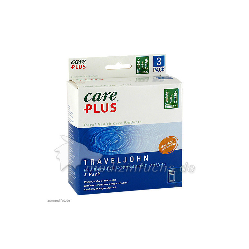 Travel John Wegwerf-Urinal, 3 ST – PZN 1268992