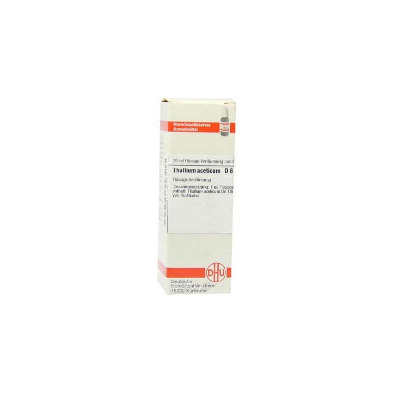 Thallium Acet. D 8 Dilution (20 ml) – PZN 7182079