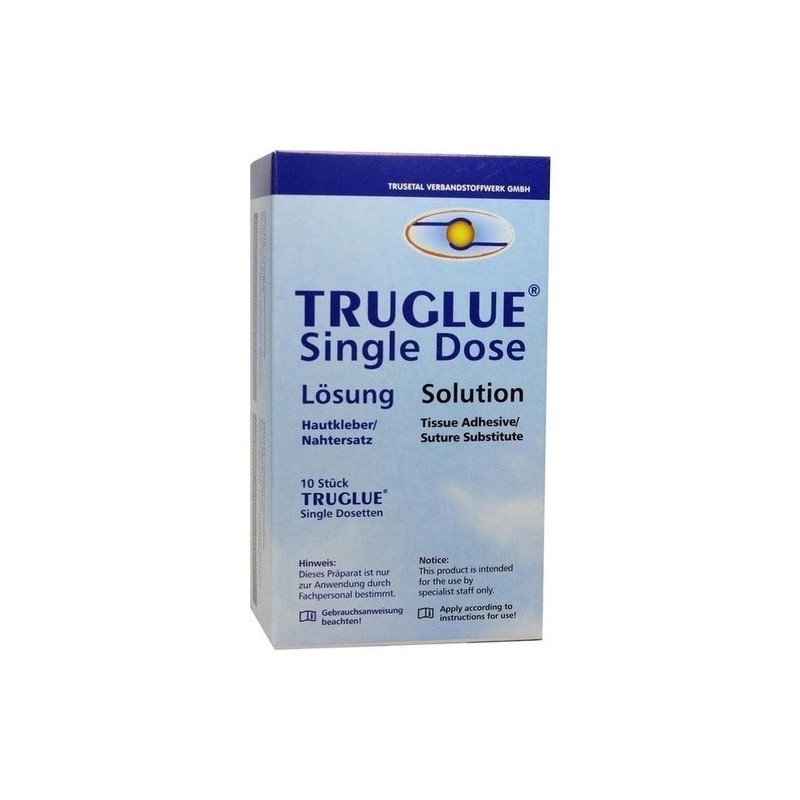TRUGLUE Single Dose 10 Haut Gewebekleber Trusetal, 10 ST – PZN 6682785
