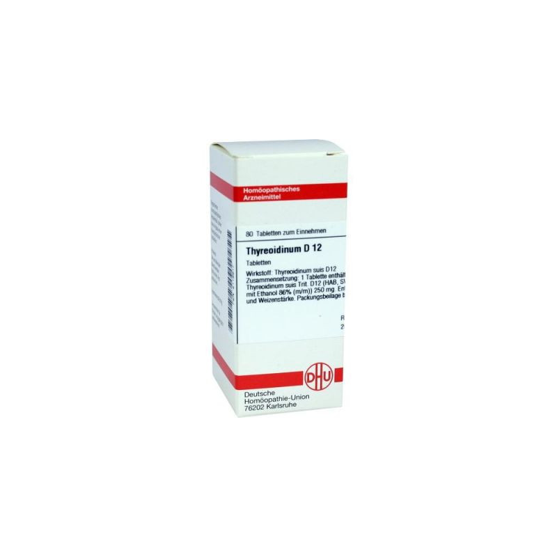 Thyreoidinum D 12 Tabletten (80 stk) – PZN 2119917
