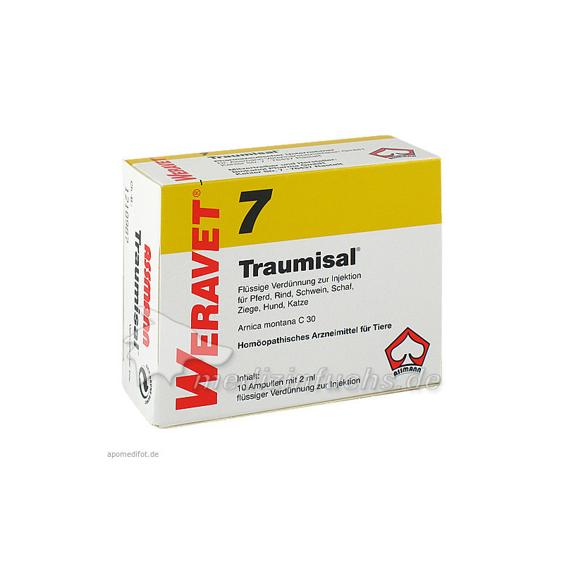 TRAUMISAL 7 Ampullen vet., 10X2 ML – PZN 4902426