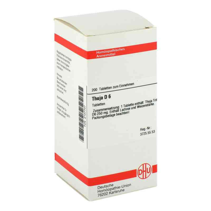 Thuja D 6 Tabletten (200 stk) – PZN 2107707