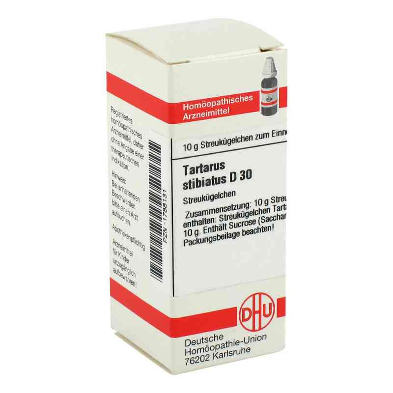 Tartarus Stibiatus D 30 Globuli (10 g) – PZN 1788131