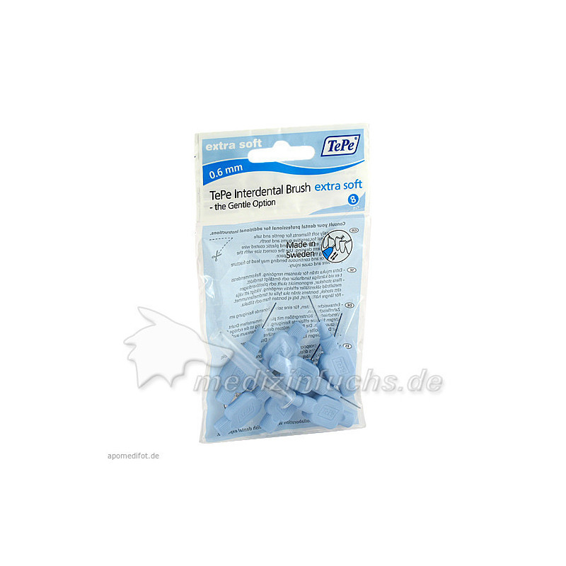 TEPE Interdentalbürste x-weich 0,6mm, 8 ST – PZN 3216901