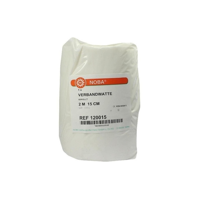 VERBANDWATTE gerollt 15 cmx2 m, 1 ST – PZN 950813