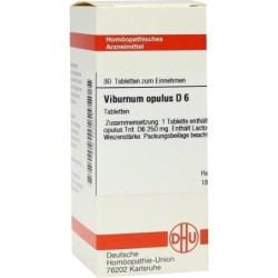 VIBURNUM OPULUS D 6 Tabletten, 80 ST – PZN 4242013