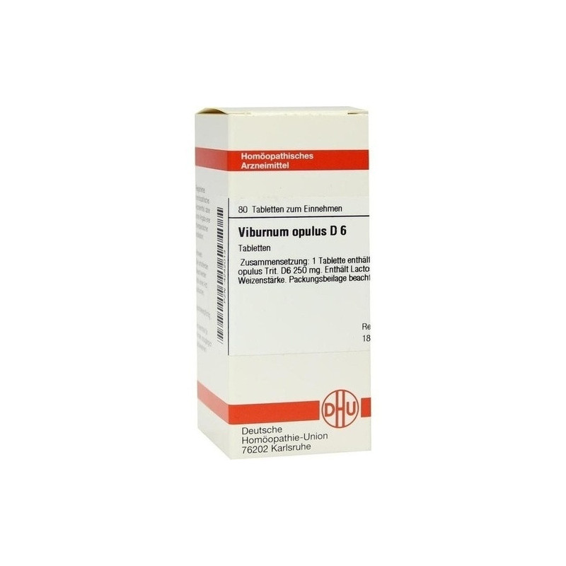 VIBURNUM OPULUS D 6 Tabletten, 80 ST – PZN 4242013