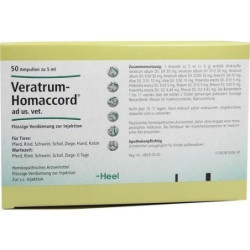 VERATRUM HOMACCORD ad us.vet.Ampullen, 50 ST – PZN 2760206
