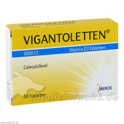 VIGANTOLETTEN 1.000 I.E. Vitamin D3 Tabletten, 50 ST – PZN 1245436