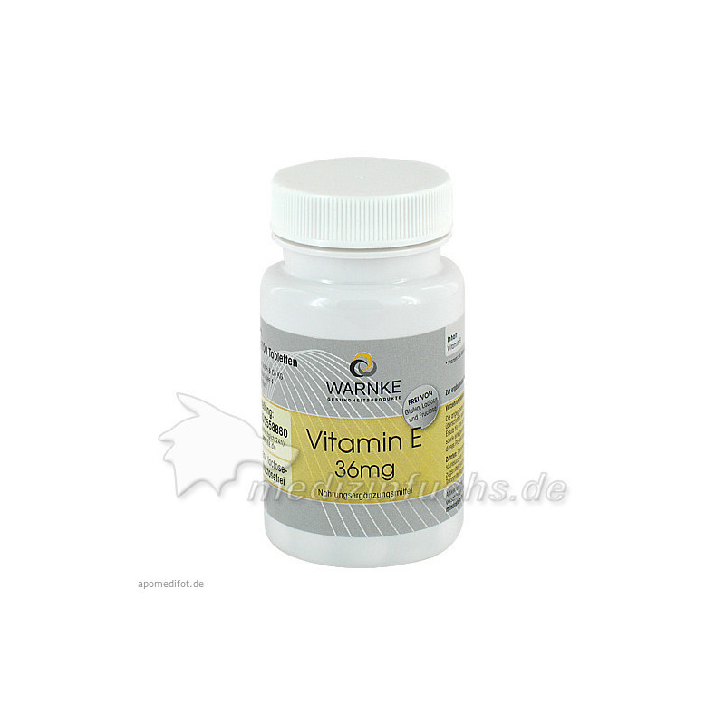 VITAMIN E 36 mg Tabletten, 100 ST – PZN 9643490