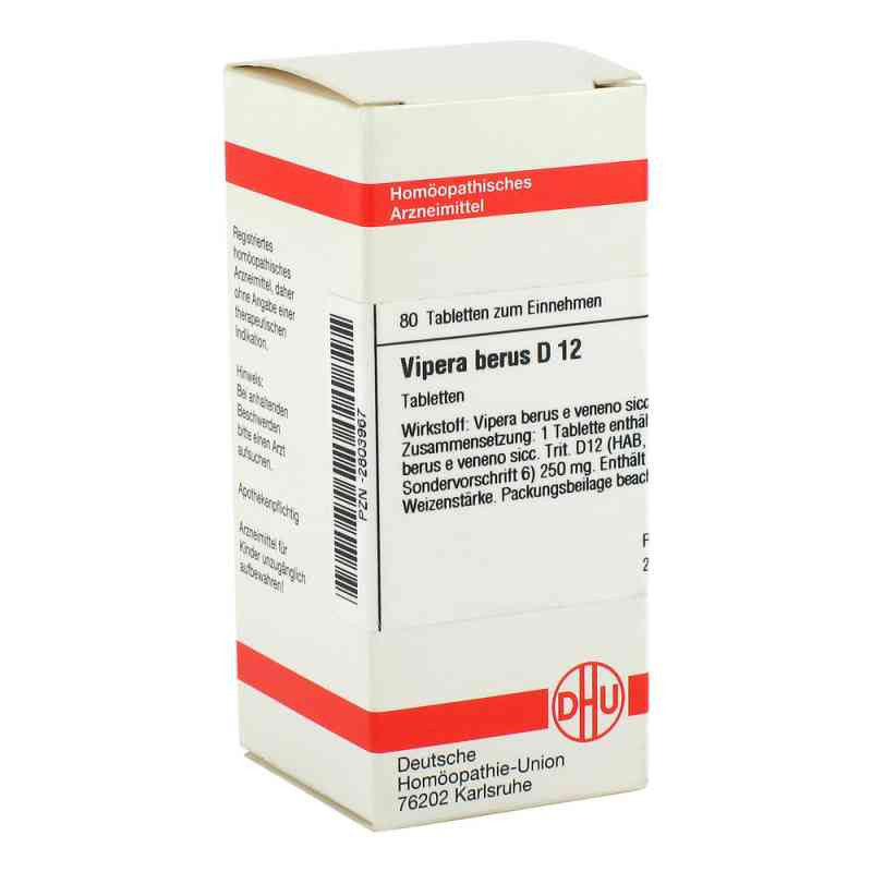 Vipera Berus D 12 Tabletten (80 stk) – PZN 2803967