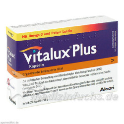 VITALUX Plus Lutein u.Omega 3 Kapseln, 28 ST – PZN 5135880