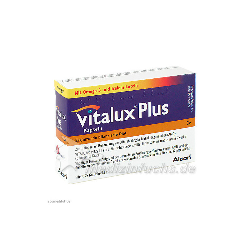 VITALUX Plus Lutein u.Omega 3 Kapseln, 28 ST – PZN 5135880