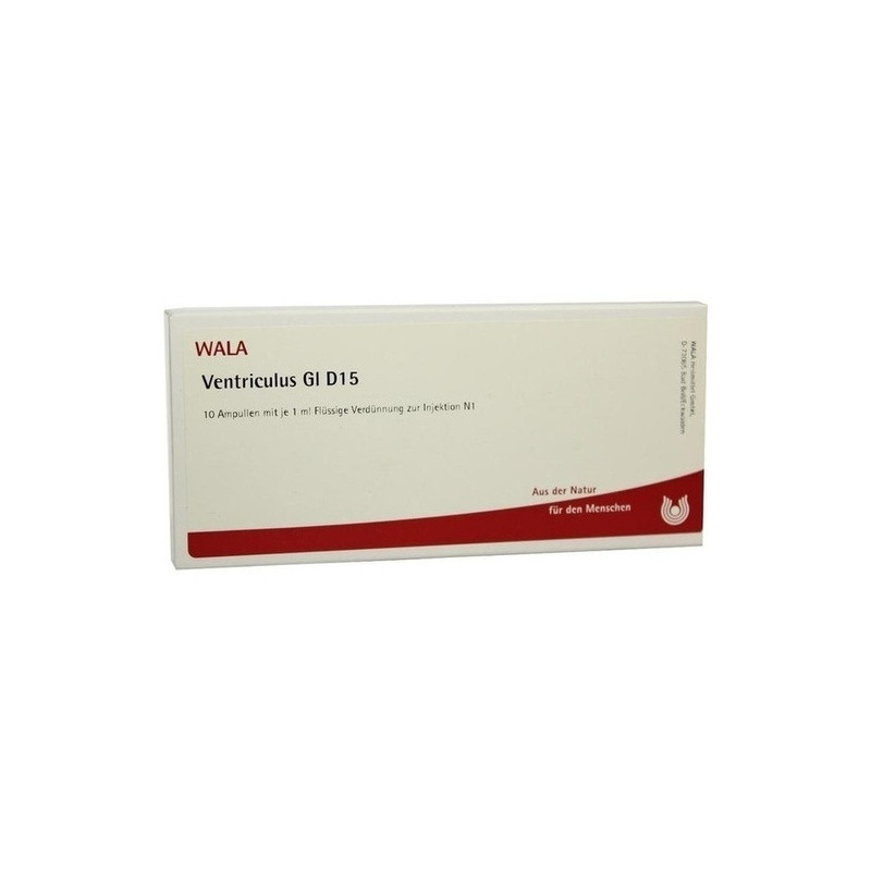 VENTRICULUS GL D 15 Ampullen, 10X1 ML – PZN 2831834
