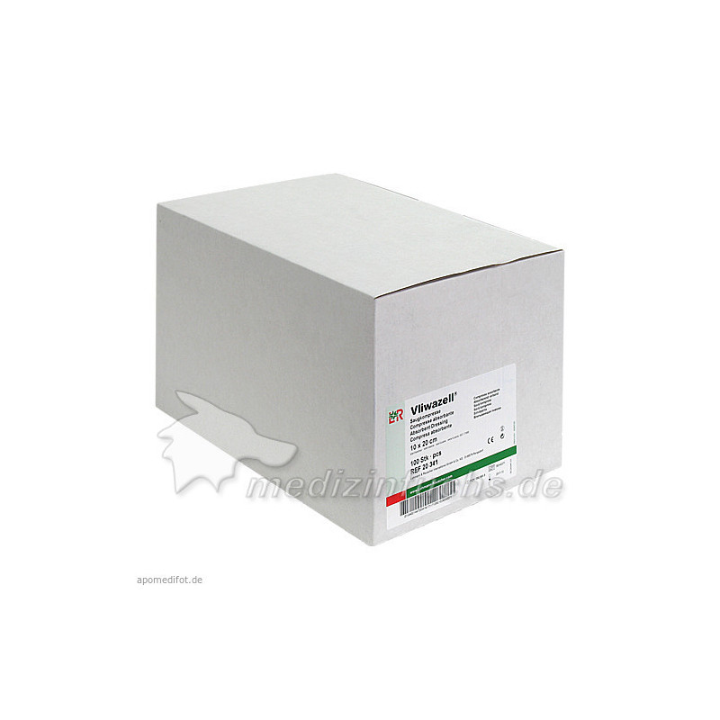 VLIWAZELL Saugkompressen 10x20 cm unsteril, 100 ST – PZN 809658