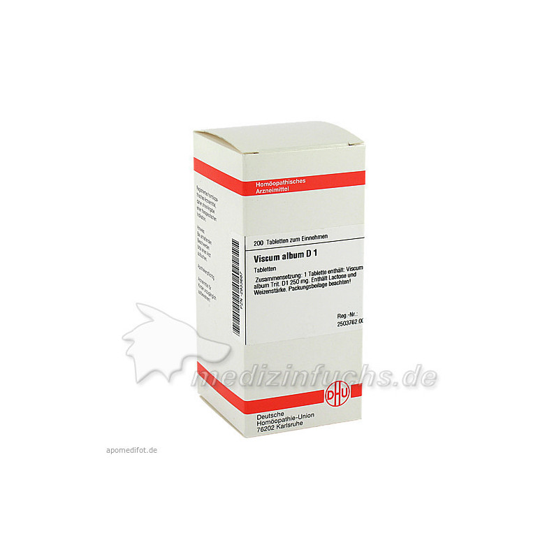 VISCUM ALBUM D 1 Tabletten, 200 ST – PZN 2933687