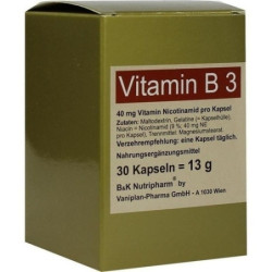 VITAMIN B3 Kapseln, 30 ST – PZN 1537498