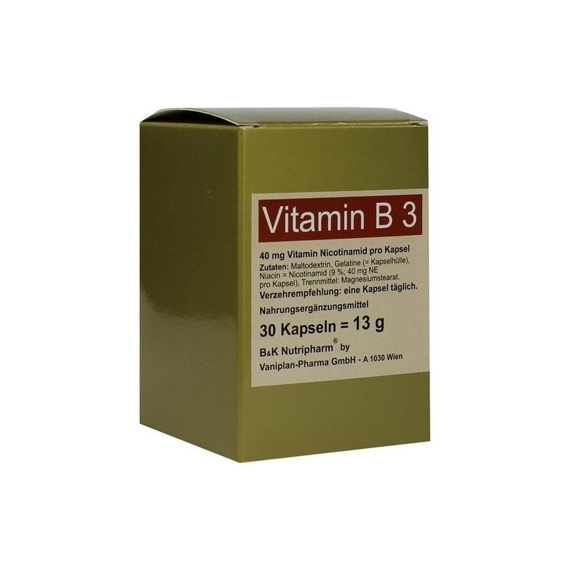 VITAMIN B3 Kapseln, 30 ST – PZN 1537498
