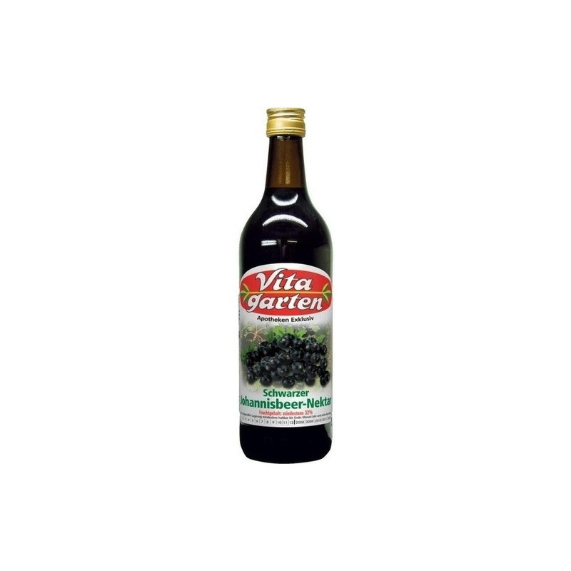 VITAGARTEN schw.Johannisbeer Nektar, 750 ML – PZN 7221968