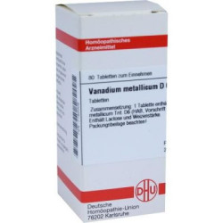Vanadium Metallicum D 6 Tabletten (80 stk) – PZN 7183009