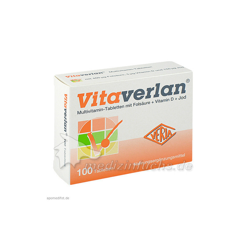 VITAVERLAN Tabletten, 100 ST – PZN 8815256