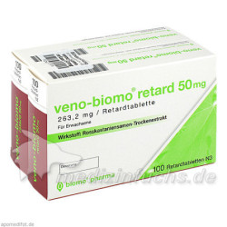 VENO BIOMO retard 50 mg Tabl., 2X100 ST – PZN 3727079