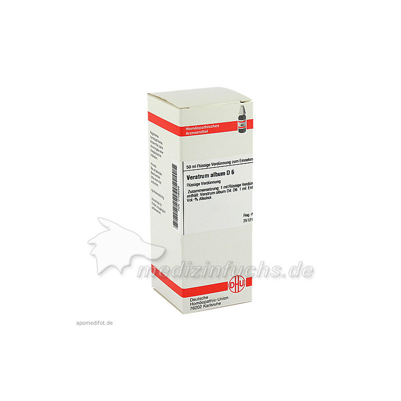 VERATRUM ALBUM D 6 Dilution, 50 ML – PZN 2108256