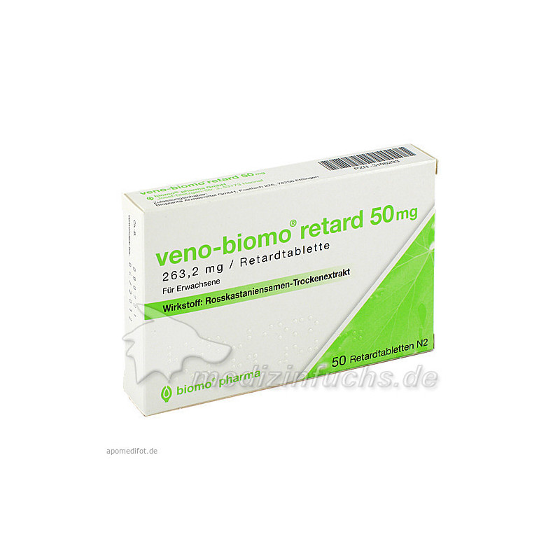 VENO BIOMO retard 50 mg Tabl., 50 ST – PZN 3108293