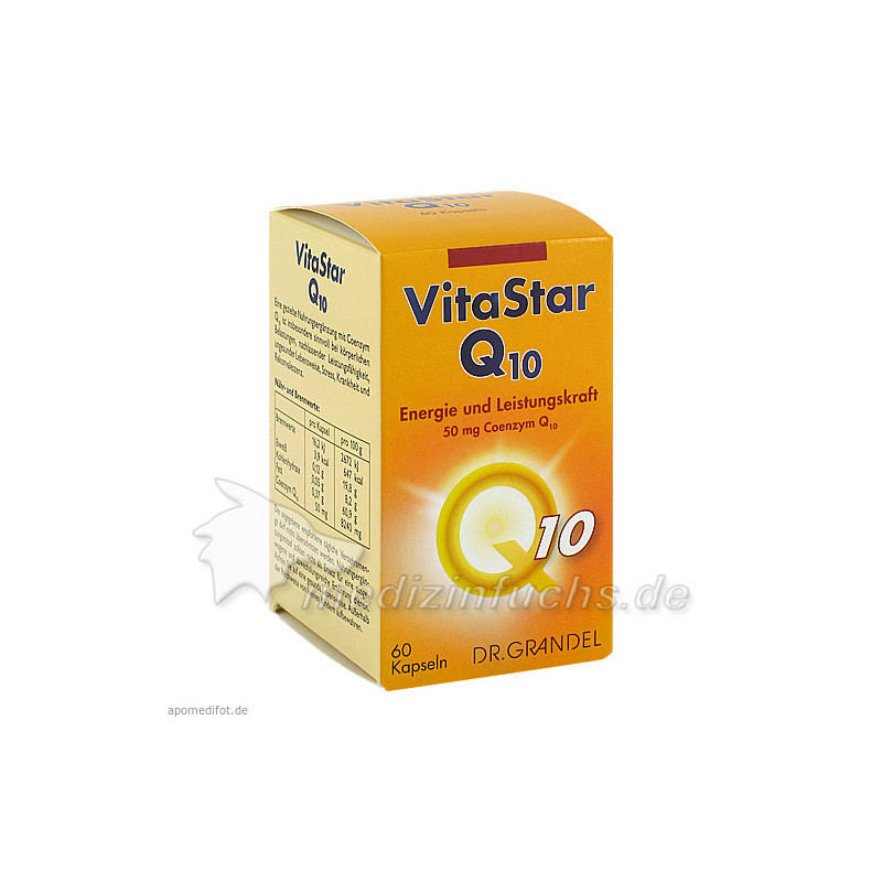 VITASTAR Q10 Grandel Kapseln, 60 ST – PZN 758406