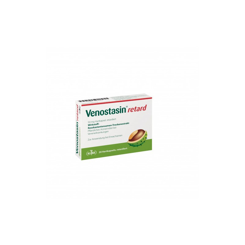 VENOSTASIN retard 50 mg Hartkapsel retardiert, 20 ST – PZN 7577085