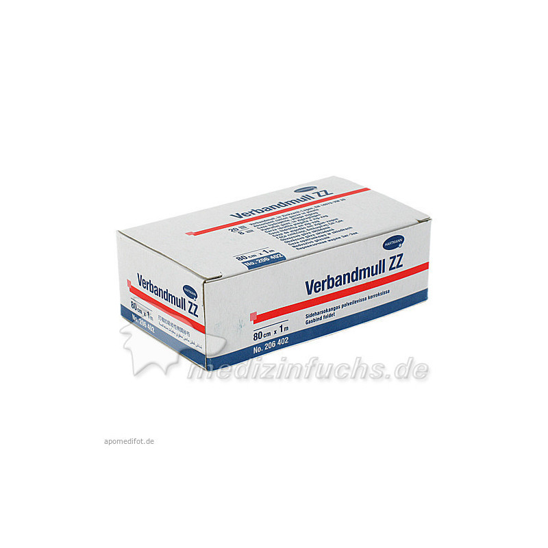 VERBANDMULL Hartmann 10 cmx1 m zickzack, 1 ST – PZN 1083703