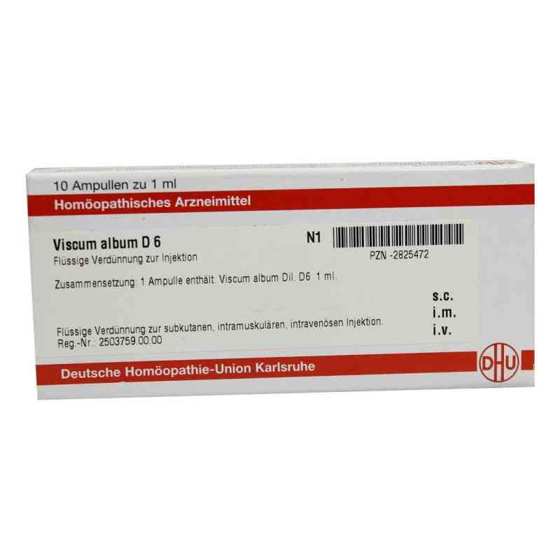 Viscum Album D 6 Ampullen (10X1 ml) – PZN 2825472