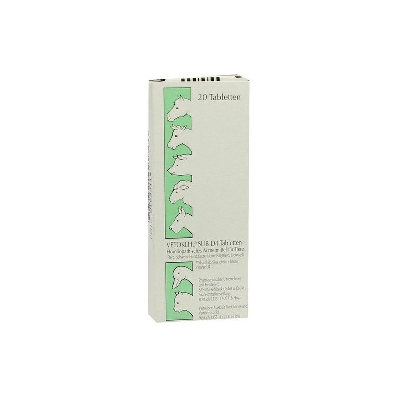 VETOKEHL SUB D 4 Tabletten vet., 20 ST – PZN 163311