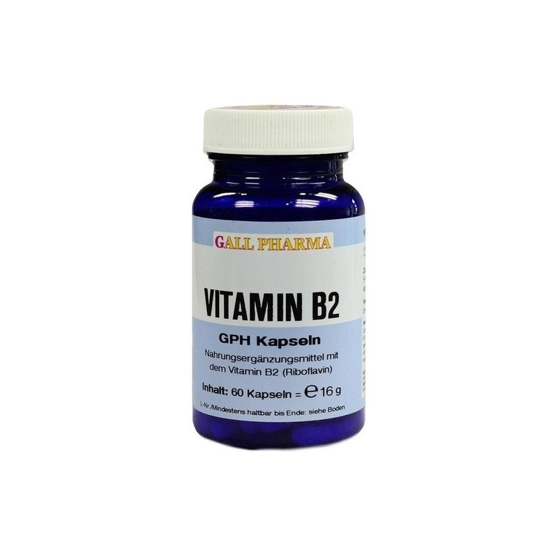 VITAMIN B2 GPH 1,6 mg Kapseln, 60 ST – PZN 3379508