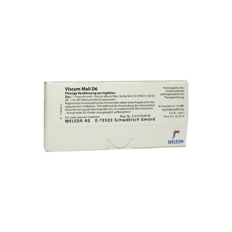 VISCUM MALI D 6 Ampullen, 8X1 ML – PZN 2597373