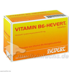VITAMIN B6 Hevert Tabletten, 100 ST – PZN 4490283