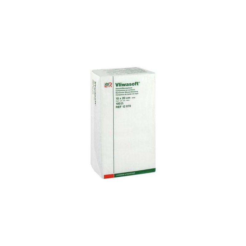 Vliwasoft Vlieskompressen 10x20 cm unsteril 4l. (100 stk) – PZN 3806956