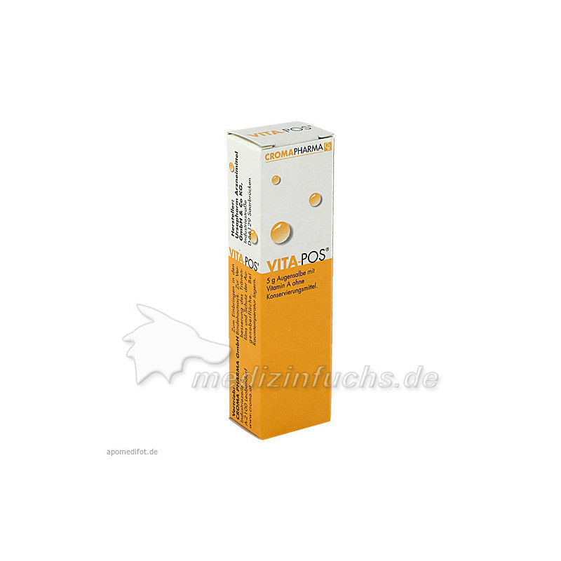 VITA POS Augensalbe m.Vitamin A, 5 G – PZN 3919293