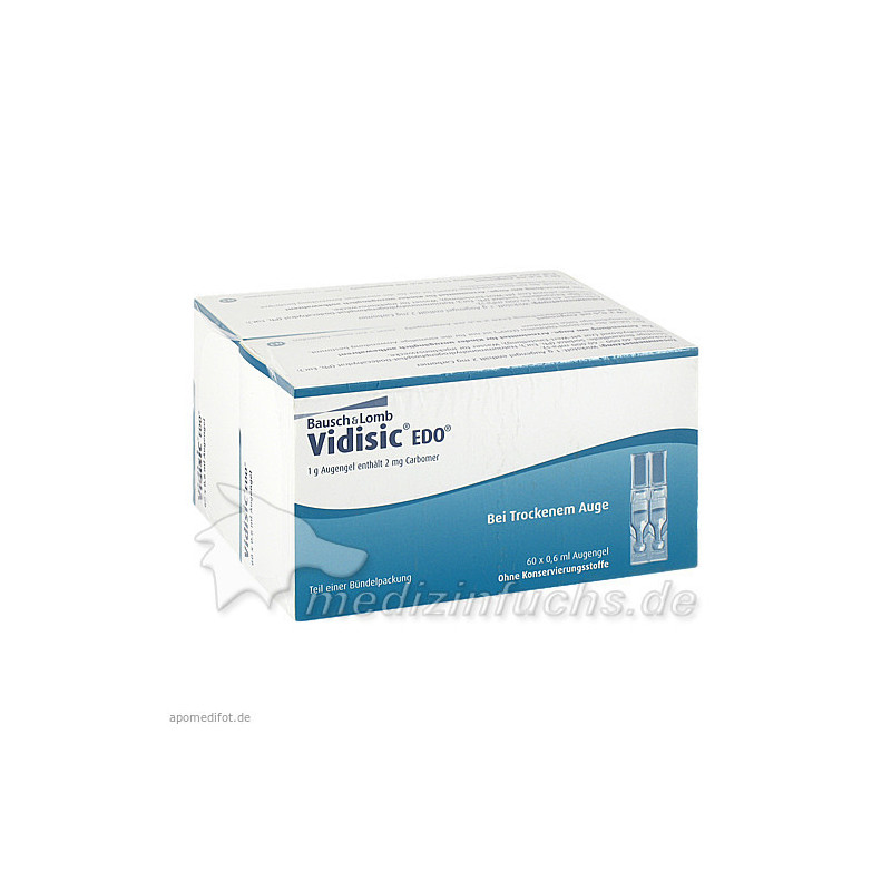 VIDISIC EDO Augengel, 120X0.6 ML – PZN 117038