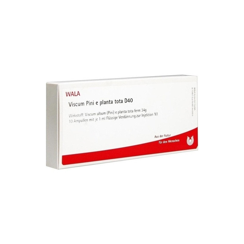 VISCUM PINI e planta tota D 40 Ampullen, 10X1 ML – PZN 86970