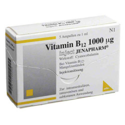 Vitamin B12 1000 [my]g Inject Jenapharm Ampullen (5 stk) – PZN 7146988