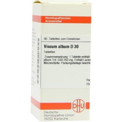 Viscum Album D 30 Tabletten (80 stk) – PZN 7183647