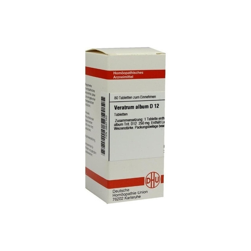 VERATRUM ALBUM D 12 Tabletten, 80 ST – PZN 2637150