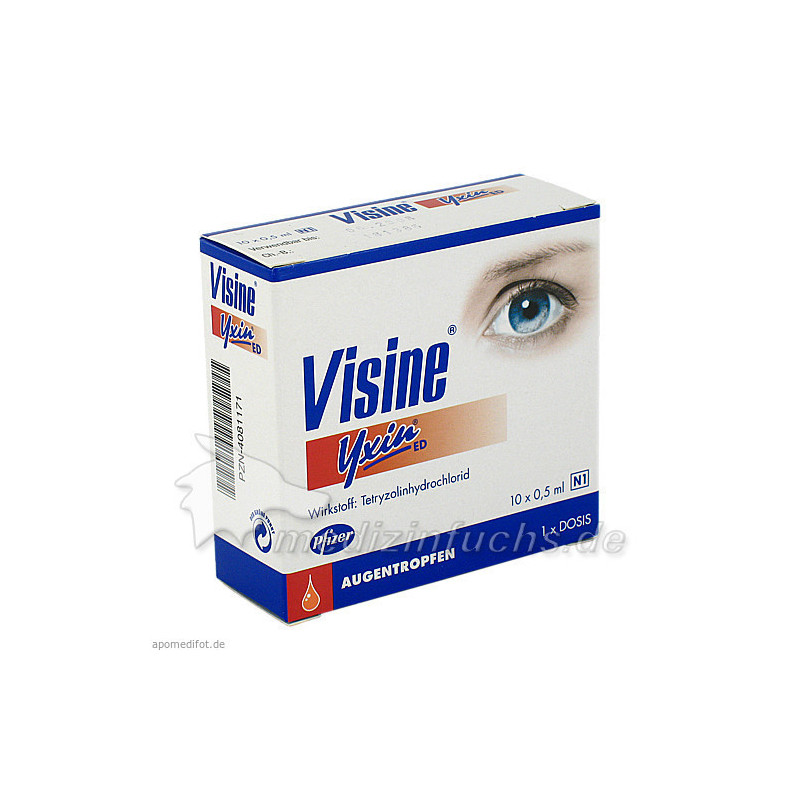 VISINE Yxin ED Einzeldosispipetten, 10X0.5 ML – PZN 4081171