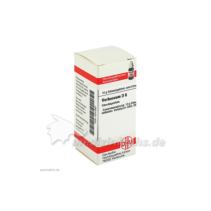 VERBASCUM D 6 Globuli, 10 G – PZN 4241597