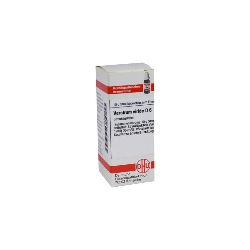 Veratrum Viride D 6 Globuli (10 g) – PZN 7183239