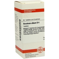 VERATRUM ALBUM D 4 Tabletten, 80 ST – PZN 1788929