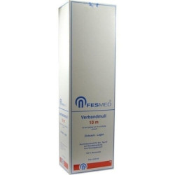 VERBANDMULL 10x1 m zickzack BW 20/100 unsteril, 1 ST – PZN 4046708