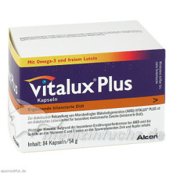 VITALUX Plus Lutein u.Omega 3 Kapseln, 84 ST – PZN 2082835
